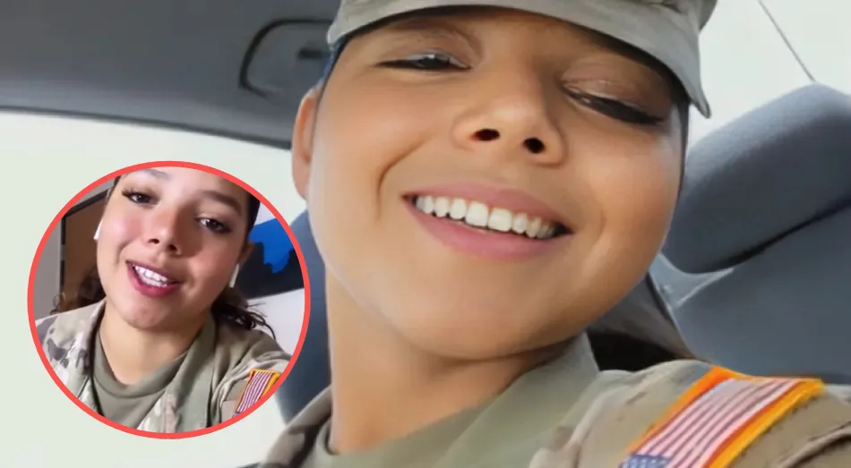 La militar estadounidense Dunia Santos