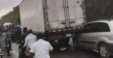 Accidente en la Autopista del Coral