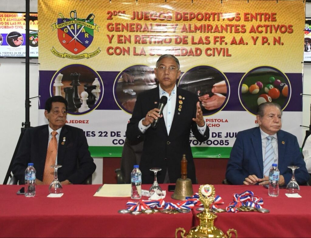 Harán Juegos Deportivos para generales activos y en retiro de las Fuerzas Armadas