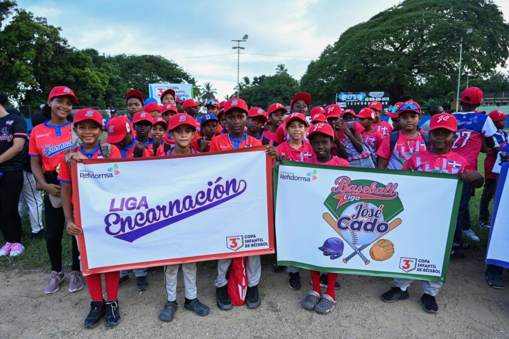Inicia la Tercera Copa Infantil de Béisbol Fundación Refidomsa 2024