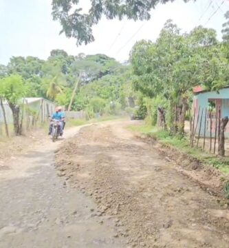 Ciudadanos piden asfaltado de carretera en Guayabo
