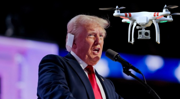 El atacante de Trump usó un dron para obtener imágenes aéreas del recinto del mitin