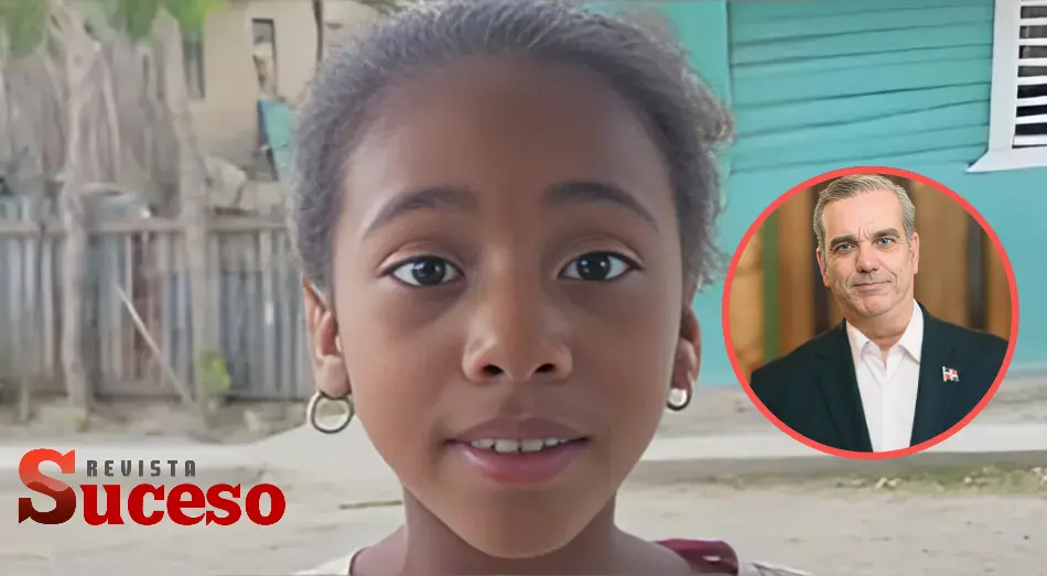 Niña le pidió esto a Luis Abinader