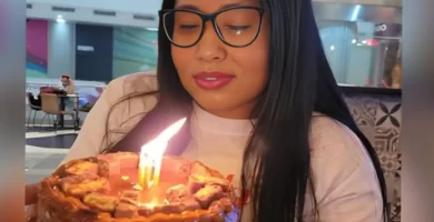 Una joven madre