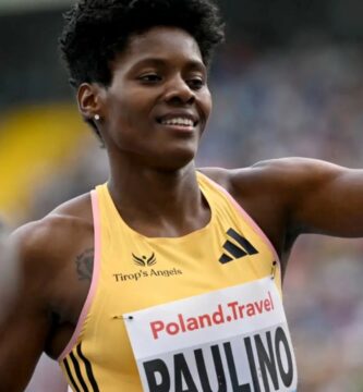 Ministro de Deportes felicita a Marileidy por su triunfo en 400 metros de la Liga Diamante