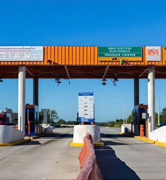 Accidente en el peaje Coral II de Punta Cana 