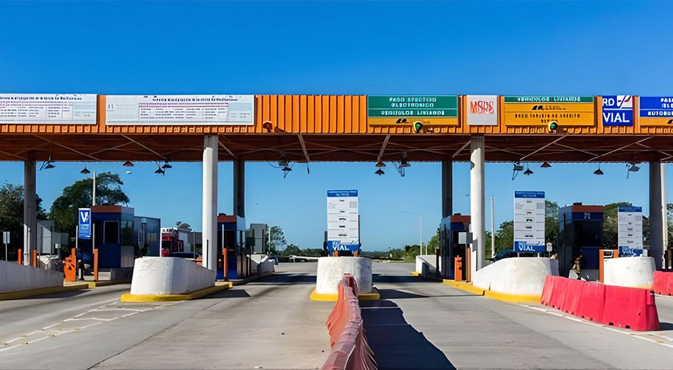 Accidente en el peaje Coral II de Punta Cana 