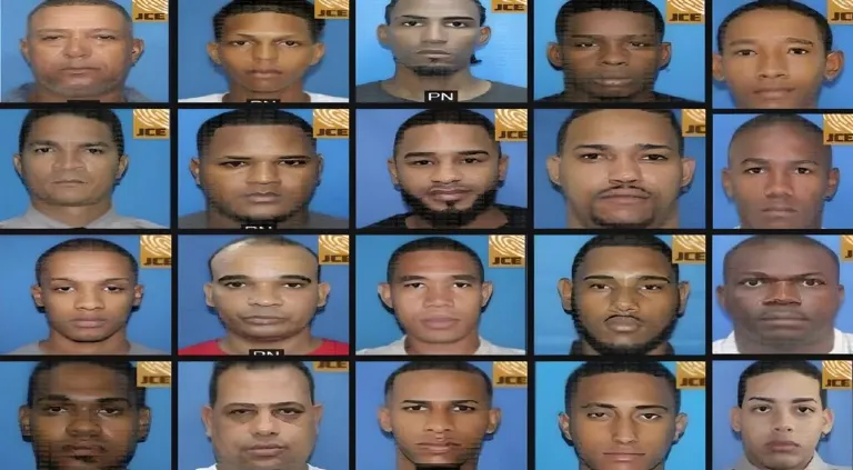 Los 20 prófugos más buscados en el gran Santo Domingo.