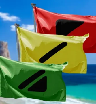 banderas en playas
