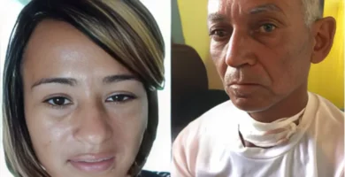 Solenny Abreu Taveras y el señor Jesús de la Rosa