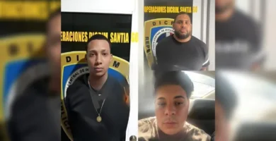 un grupo de presuntos delincuentes