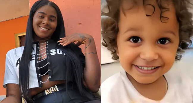 Eliza Valdez y su hijastro de 2 años