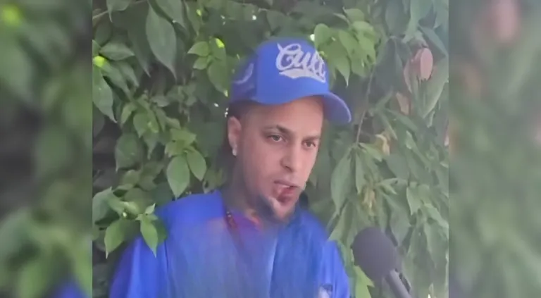 El joven Christopher Acosta